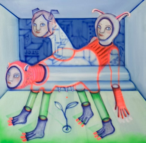 TOTOPITOS-OELO-Y-SPRAY-SOBRE-ALGODÓN-38X38CM-2023 990EUROS