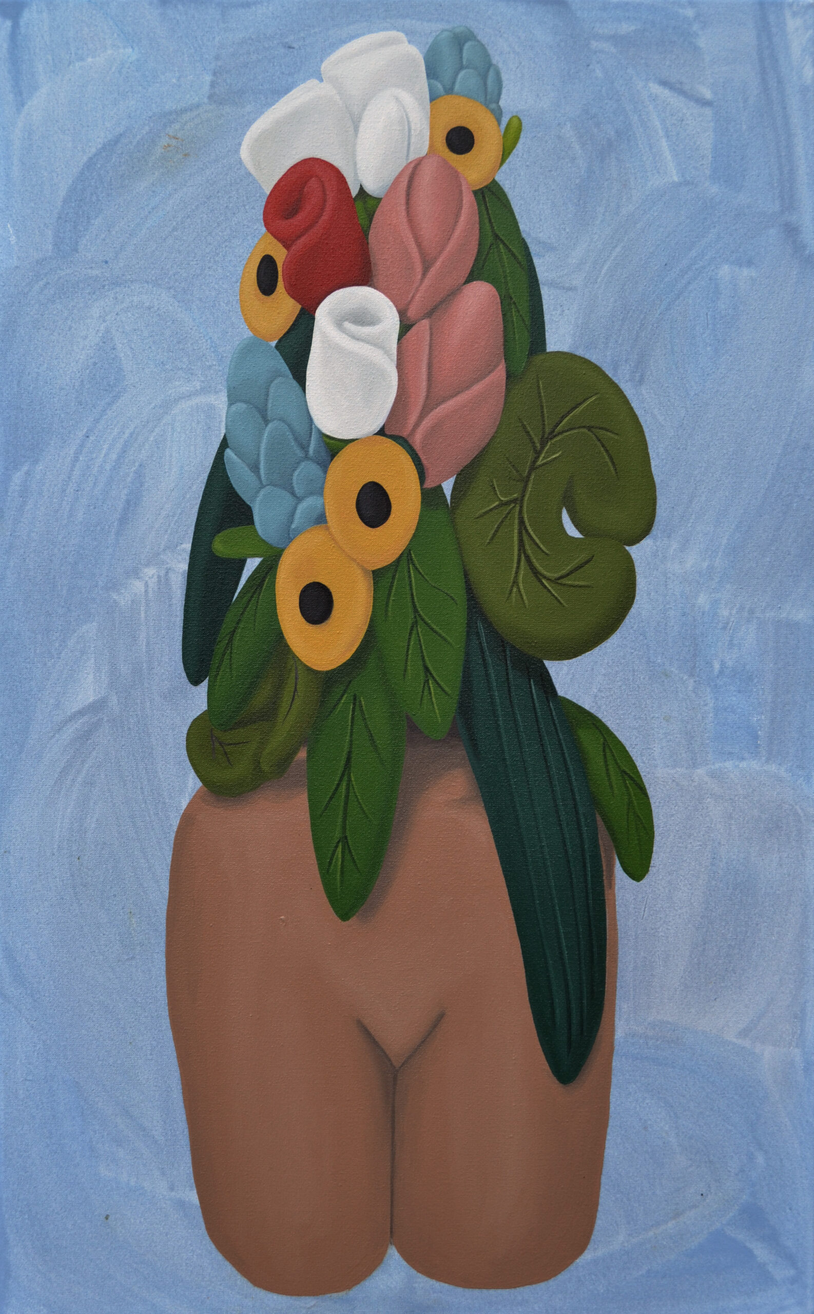 Rosalía Banet Renacimiento 15, 2024. Óleo y acrílico sobre lienzo. 61x38cm.