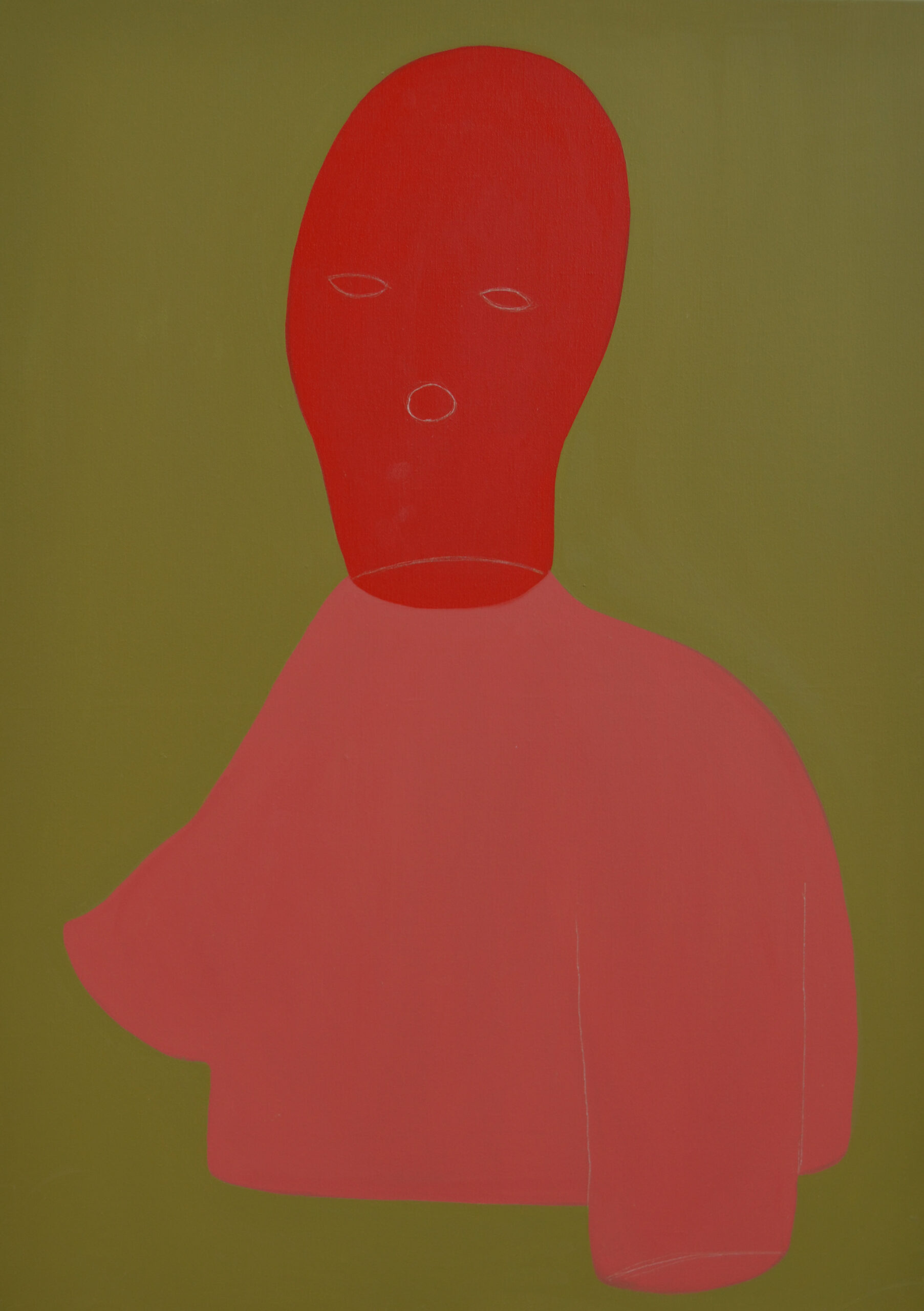 Rosalía Banet Desorganizarse el cuerpo 1, 2025. Acrílico sobre lienzo. 69x49 cm.