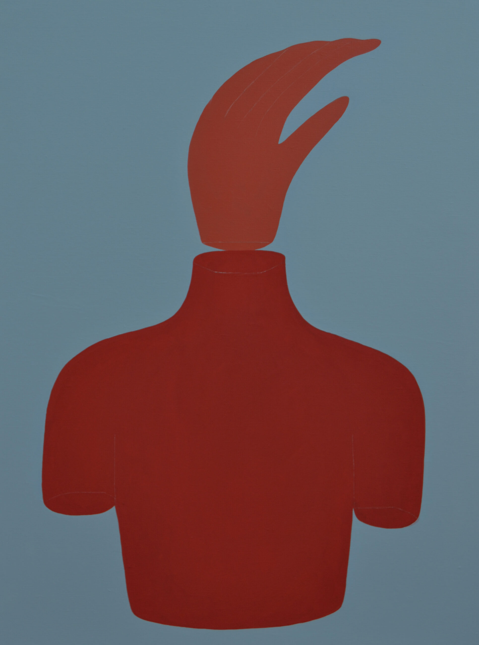 Rosalía Banet Desorganizarse el cuerpo 3, 2025. Acrílico sobre lienzo. 79x59 cm.